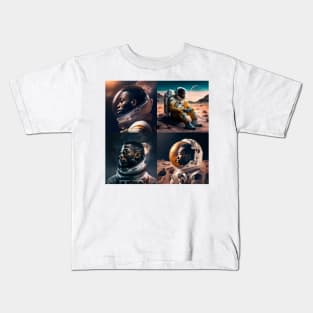 Man On The Moon Kids T-Shirt